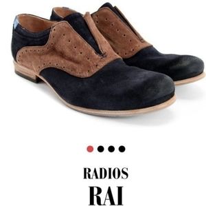 Fluevog Radio Suede shoes